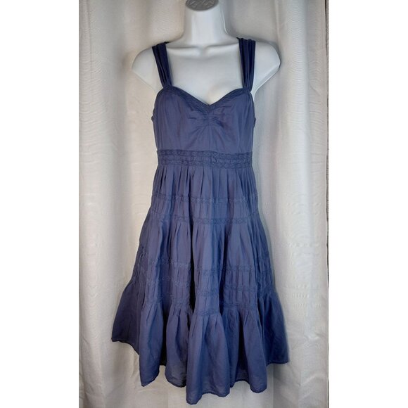 Maeve by Anthropology Purple Empire Waist Sundress - Picture 1 of 10